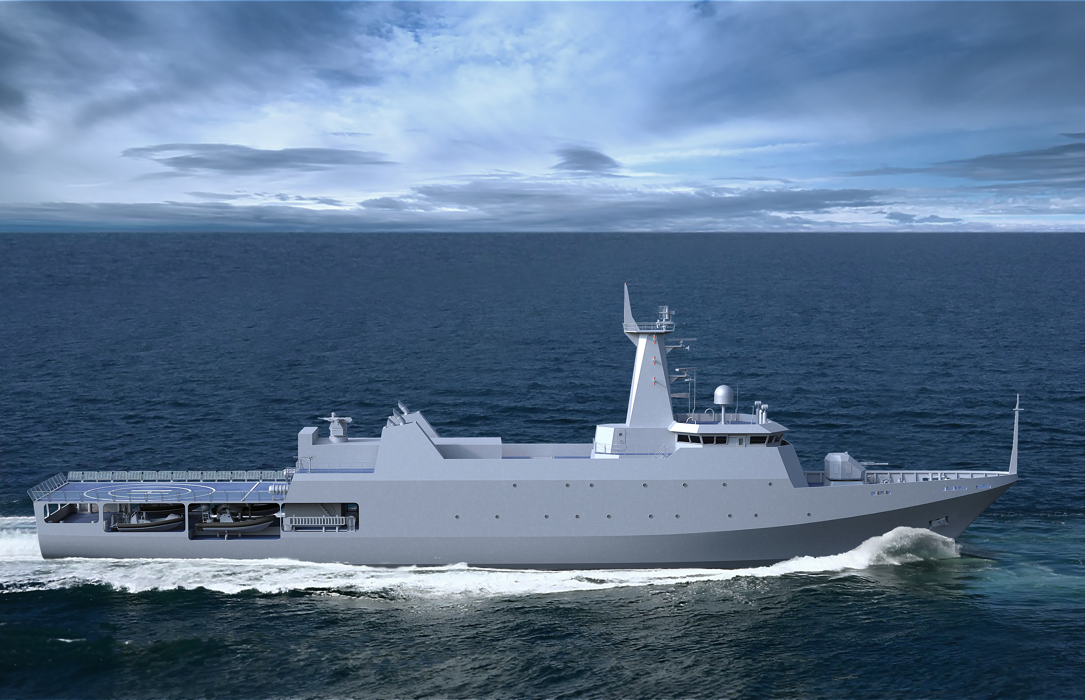 95米巡逻执法船/95m Patrol and Law Enforcemet Vessel