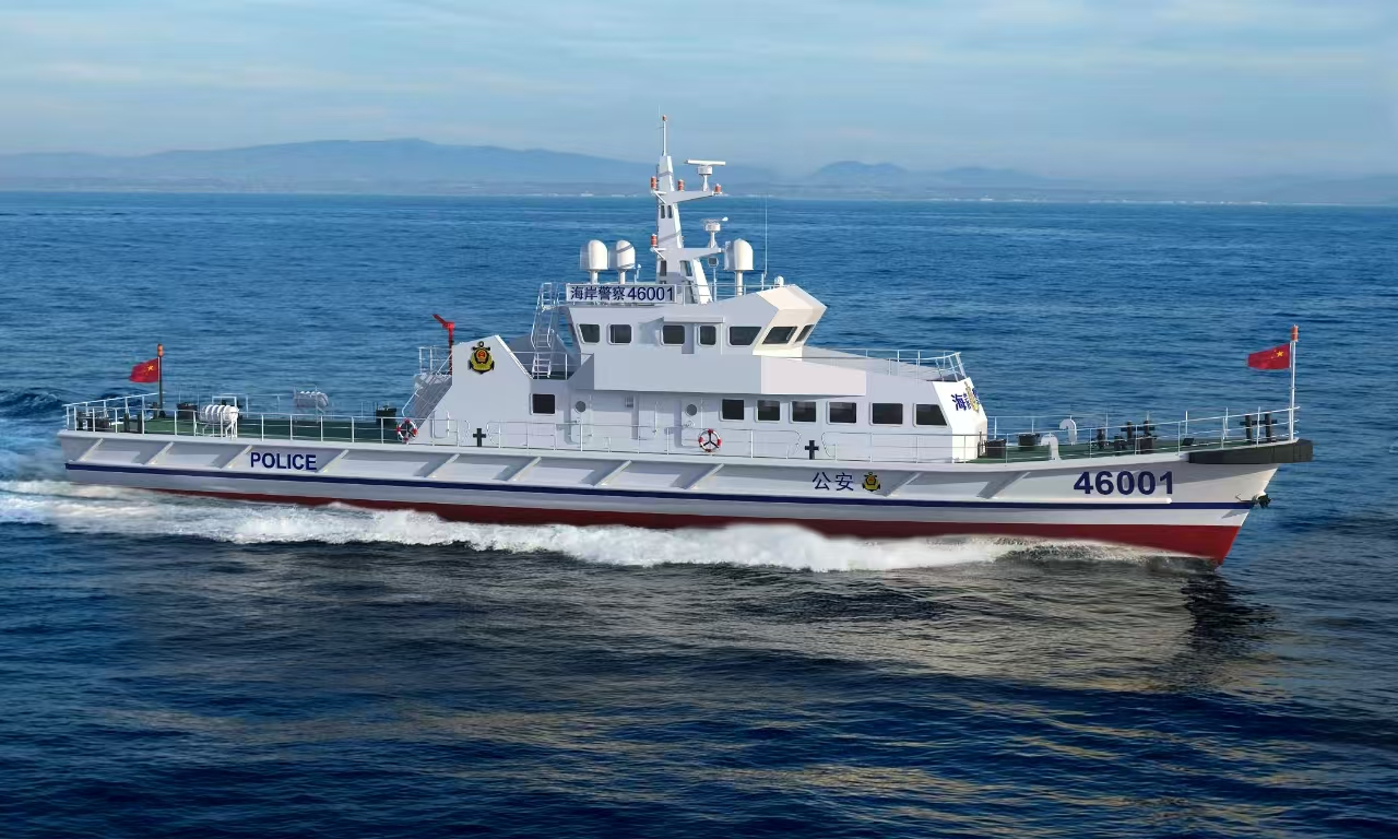 45米综合指挥执法船/45mCommand and Counter-Terrorism Law Enforcemet Vessel