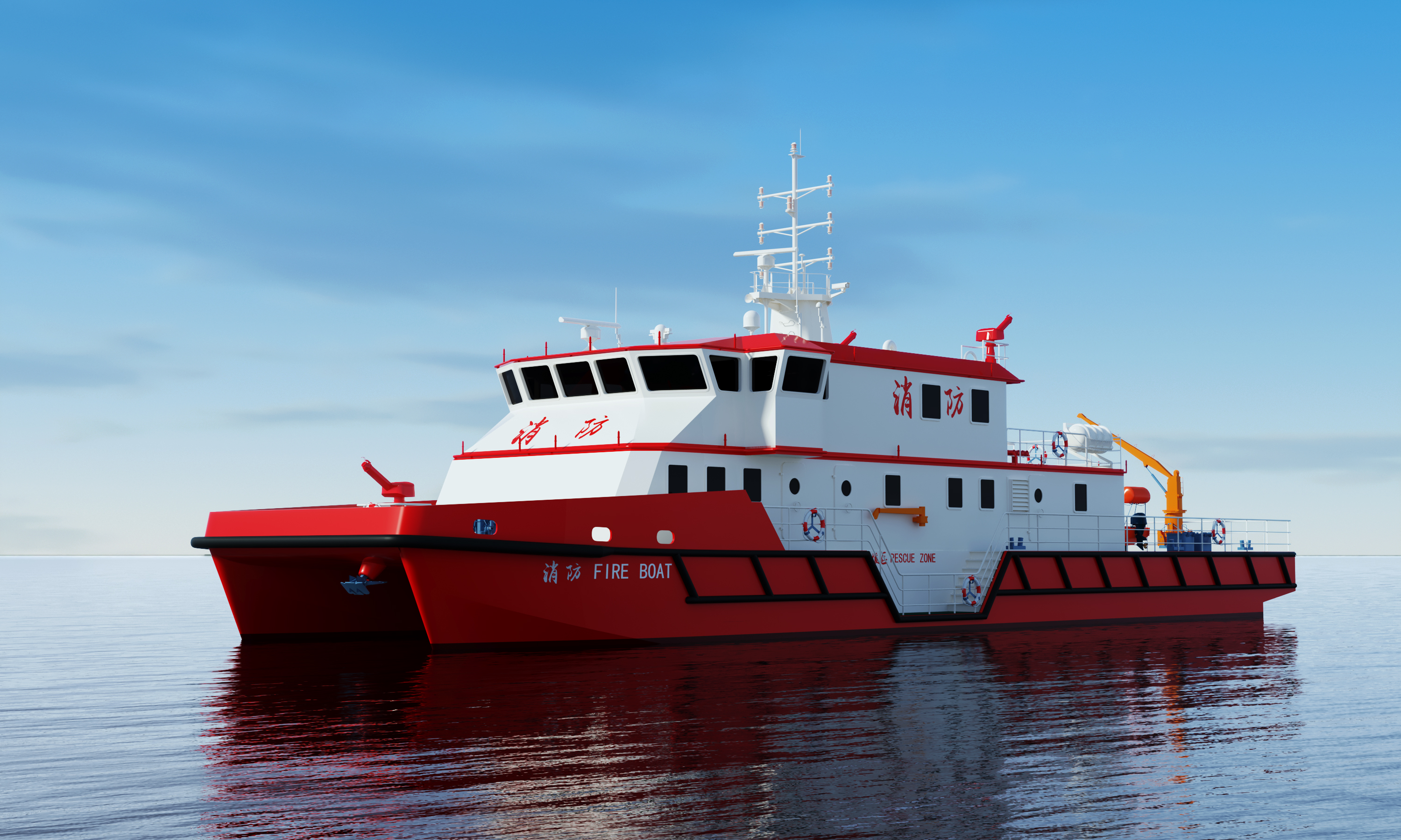 30米级消防救援船/30m Fire  Rescure ship